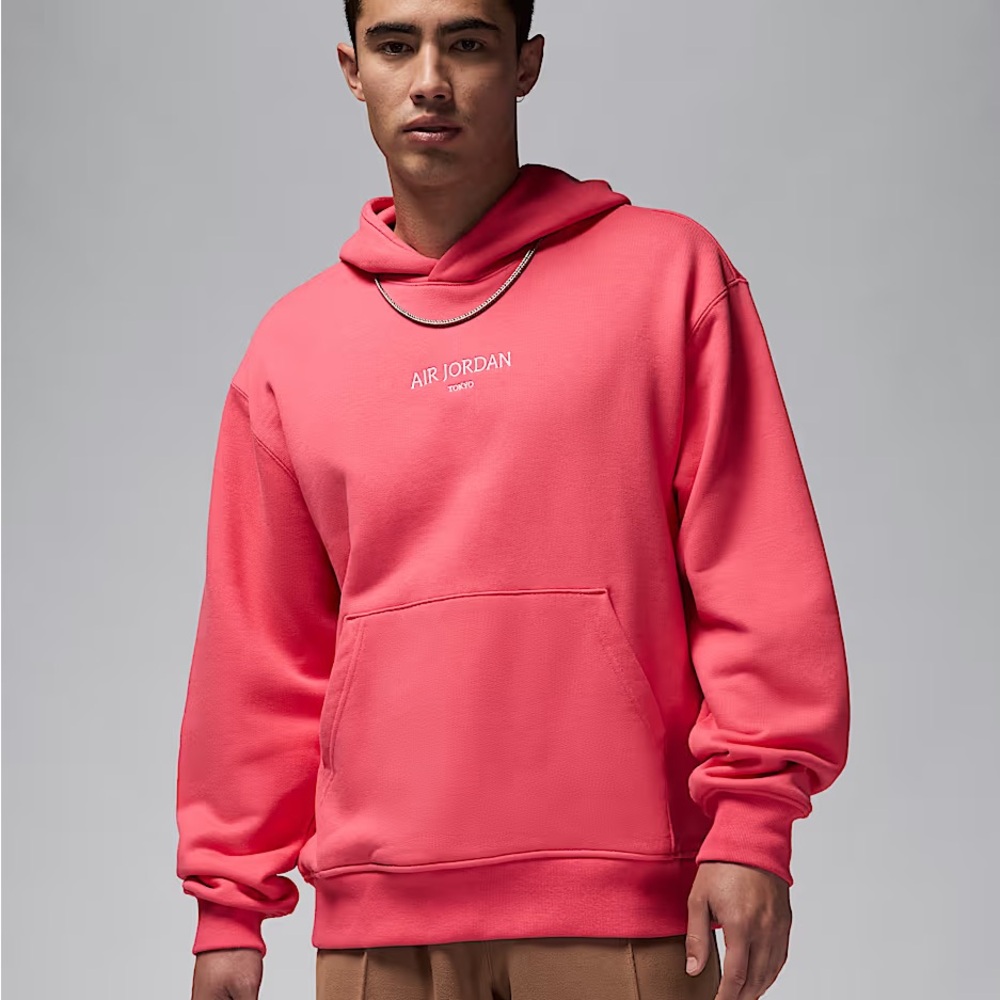 NWT Air Jordan Wordmark
Men's Tokyo Fleece Pullover Hoodie Sizes S and L